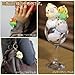 Soft and Downy Mini Bird Stuffed Toy Cell Phone Strap (Sulphur-Crested Cockatoo)