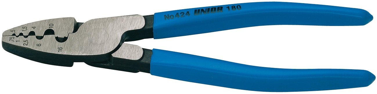 Unior 424/4P 607949 Crimping Pliers 140 mm Black