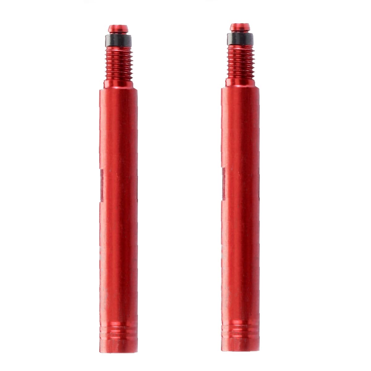 MICHE Valve Extenders, Red, 50mm Pair