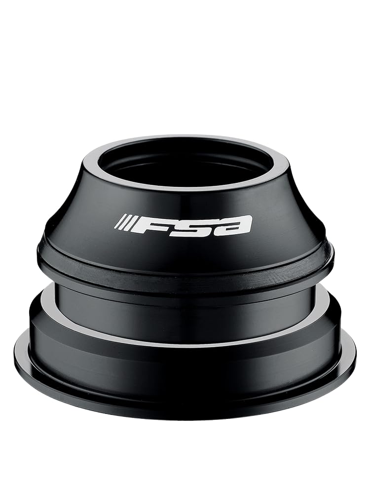 FSA Orbit 1.5E ZS Semi-Integrated Headset - Black, 1.1/8-1.5-Inch/15 mm