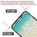 LUVVITT [2 Pack TEMPERED GLASS Screen Protector for Apple iPhone X and XS with 5.8 inch Screen 2017-2018 - Crystal Clear