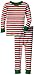 New Jammies Little Boys' Snuggly Pajama, Christmas Stripes, 5