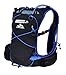 Bike backpack For Running, Hiking, Biking - Lightweight Compact Backpack Fits Up To 38" Chest/Waist - Front/Side Pockets, Adjustable Chest & Shoulder Strap