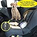BH Dog Seat Cover for Back Seat Waterproof Oxford Cloth Hammock 600D Heavy Duty Scratch Proof Nonslip Durable Soft for Cars Trucks and SUVs