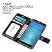 J&D Case Compatible for Xperia L2 Case, [Wallet Stand] [Slim Fit] Heavy Duty Protective Shock Resistant Flip Cover Wallet Case for Sony Xperia L2 Wallet Case - [NOT for Sony Xperia L1] - Black