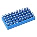 Vial Rack, Single Blue Vial Holds 50 Standard 12 mm 2 mL vials - Stackable Tube Vial Rack Centrifuge Tubes Rack