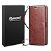 AMOVO Case for Galaxy Note 8 [2 in 1], Samsung Galaxy Note 8 Wallet Case [Detachable Wallet Folio] [Premium Vegan Leather] Samsung Note 8 Flip Cover (Note 8, Brown)