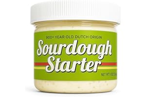 STONEY'S SOURDOUGH PIZZA CO 900+ Year Old Sourdough Starter | Dutch Origin | Live Sourdough Culture | Step-By-Step Instructions On Feeding And Baking Your First Loaf Of Sourdough Bread | Perfect For Beginner Bakers | 1 Oz. Jar