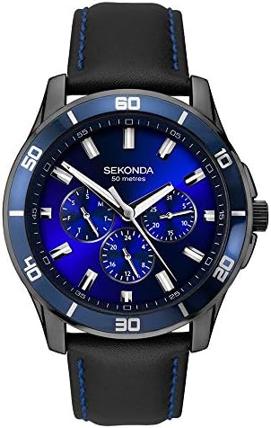 sekonda midnight blue chronograph