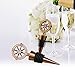 Aytai 5Pack Nautical Compass Wine Bottle Stoppers Wedding Favors for Guests Travel Theme Wedding Party Gift Souvenirs Bachelor Decoration