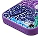 NageBee iPod Touch 5 Case, iPod Touch 5th Generation Case Premium Heavy Duty Defender Protector Case for Apple iPod Touch 5 5th Generation -Rainbow