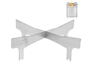 ENLISIWTE Fire Pit Cooking Frame for Solo Stove Mesa XL, Mesa – Transform Your Tabletop Fire Pit into Camping Cook Stove with This Accessory. Replacement for Titan, Campfire Cooking Ring (for MESA or Titan)