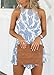 Sunm Boutique Floral Romper Strap Backless Romper Jumpsuit Short Beach Rompers Playsuit Print Jumpsuit(S)