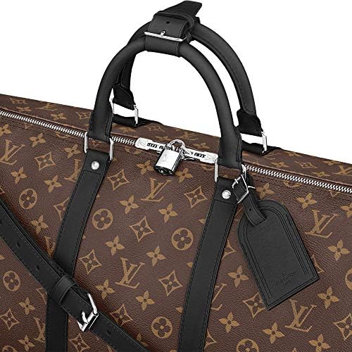 Louis Vuitton Monogram Macassar Keepall Bandouliere Travel Bag (Keepall 55) 4 Louis Vuitton Monogram Macassar Keepall Bandouliere Travel Bag (Keepall 55)