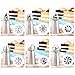 Russian Ball Tips, PROMENE Russian Sphere Ball Icing Tips Nozzles Cake Decorating Supplies Cookies Macaron Cupcake Decorating Tips Kits with 3 Colors Coupler (6 Sets)