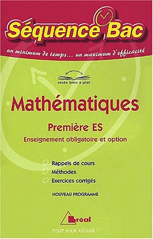Mathématiques, première ES