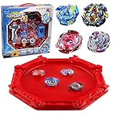 KAVCENT Bey Battle Burst Turbo Evolution Star Storm Battle Set Arena Included with 4D Launcher Grip Set Gyro Burst