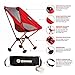 WildHorn Outfitters Terralite Portable Camp / Beach Chair (Supports 350 lbs) with TerraGrip Feet - Red
