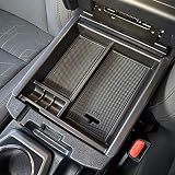 JKCOVER Center Console Accessory Organizer Compatible with 2016 2017 2018 2019 2020 Toyota Tacoma, ABS Material Armrest Box Insert Tray