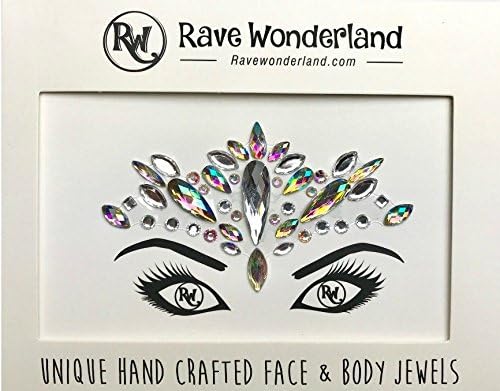 Rave Wonderland Festival Face Jewels Rhinestone Adhesive