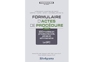 Formulaire d'actes de procédure