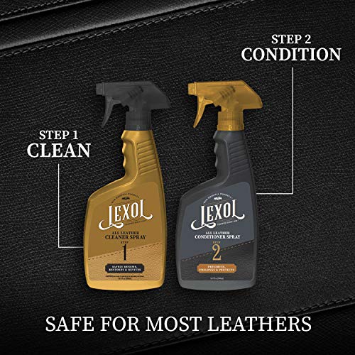 Lexol Trigger Foaming Leather Cleaner and Conditioner Kit with 2