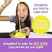 NEW: Glitter Glue Art Slime Kit [ALL SLIME INGREDIENTS INCLUDED] Red Yellow Green Purple Pink Blue Colors - Clear School Glue - Gift For Girls and Boys Ages: 3 4 5 6 7 8 9 10 11 12 [100% Washable]