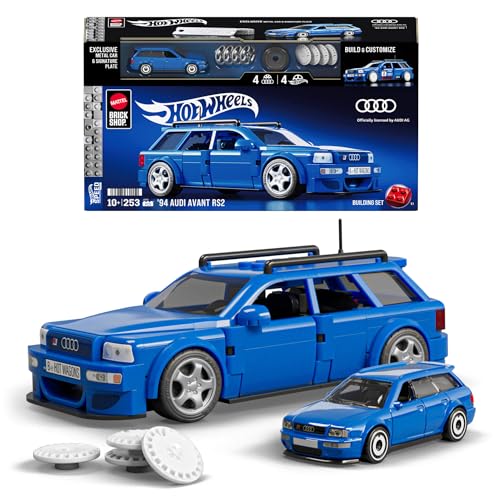 Mattel Brick Shop Hot Wheels Speed Series ’94 Audi Avant RS2 Building Set