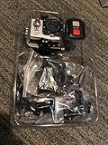 Monba ME10 4K Sports Action Camera waterproof wifi camcorder 12MP 170 Ultra Wide Angle- 2x1050mAh Batteries portable package Accessory Set and Wireless Remote control
