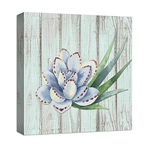 Canvas Wall Art for Living Room,Bedroom Home Artwork Paintings Succulent Ready to Hang - 12x12 inches