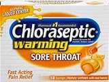 Chloraseptic Warming Lozenge, Honey Lemon, 18 Count (Pack of 3)