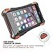 Carbon Fiber Aluminum Metal Gorilla Glass Heavy Duty iPhone 6s Plus/6 Plus Case(5.5