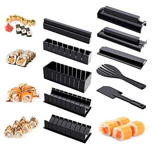 WITBASS 10 Pieces DIY Home Sushi Making tool Kit