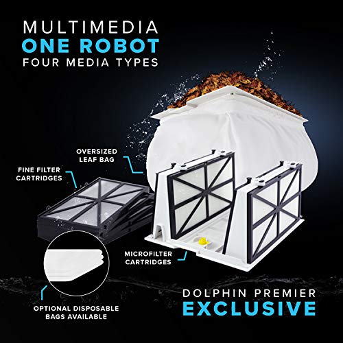 DOLPHIN Premier Robotic Pool Cleaner with Powerful Dual Scrubbing