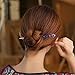 YOY Fashion Hair Decor Chinese Traditional Style Women Girls Hair Stick Hairpin Hair Making Accessory with Lotus,Blue