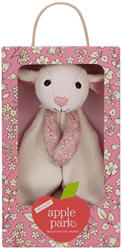 Apple Park Apple Park Organic Patterned Blankie - Lamby