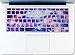 Dogxiong Galaxy Pattern Texture Silicone Keyboard Cover Ultra Thin Keyboard Skin for MacBook Air 13 [No-Touch ID], Pro Retina 13 15 Inch [2015 Year or Older Version]