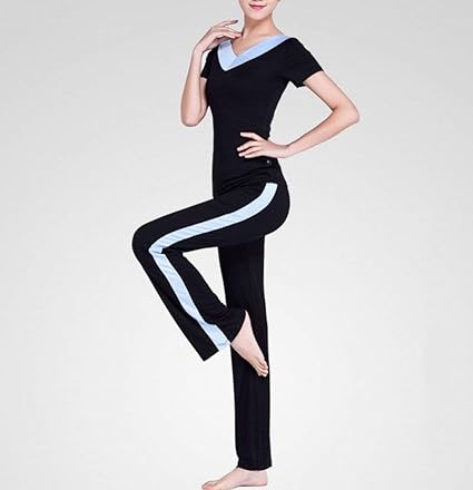 Amazon.com : JINGB Square ance Clothing Summer V-Neck Short ...