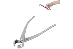 Bonsai Scissors Heavy Duty Branch Cutter Tool 180mm Branch Cutter Concave Bonsai Knob Japanese Gardening Tools Shears Stainle