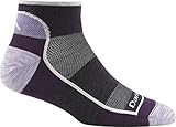 Darn Tough Vermont Women's 1/4 Merino Wool Ultra-Light Athletic Socks, Women's Team DTV, Medium
