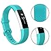 Vancle For Fitbit Alta HR Bands/Ace Bands and Alta Bands (10 PACK), Classic Accessory Alta HR and Alta Bands Replacement Wristbands for Fitbit Ace/Alta and Alta HR (Teal, Large)