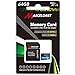 TF Card 64GB, Marceloant Memory Cards Class 10 TF Memory Card with Adapter for Phone Camera Computer, Black/Blue, Standard Packaging