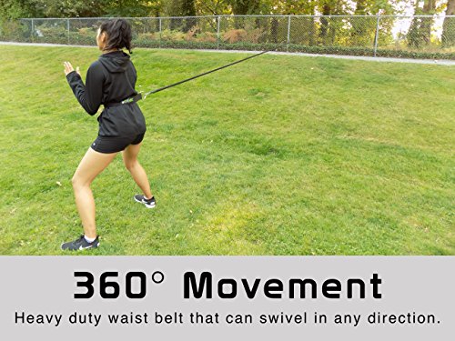 MOVEMINT Speed Resistance Bungee Cord Band Trainer - 33ft Length (Longest in Market)