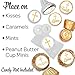 Baptism, Christening, First Communion Party Favor Decorations - Gold Cross Stickers (324 Count)