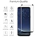 [2 PACK] Galaxy S8 Plus Tempered Glass Screen Protector, Magicmoon PREMIUM Strengthened Clear Anti-Bubble Scratch Proof for Galaxy S8 Plus [98% Half Cover][Case Friendly]