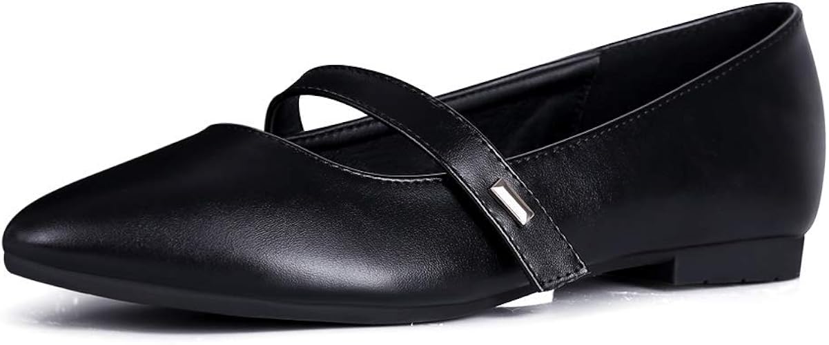 Amazon Com Sorliva Women S Pointed Toe Flats Comfortable Slip On