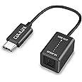 Cubilux USB C Optical Audio Capture Adapter (NOT for Playing Audio!), TOSLINK to Type C Line-in Adapter for Recording, SPDIF Input Receiver for Laptop Tablet Android Phone