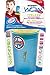 JUICY! WOW CUP, Translucent 360 Sippy Cup with Freshness Lid, Blue - 9 oz