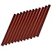 Glue Gun Sealing Wax Sticks, Yoption 12 Pcs No Cord Wicks Cylindrical Fire Manuscript Sealing Wax for Glue Gun (Dark Red#1)
