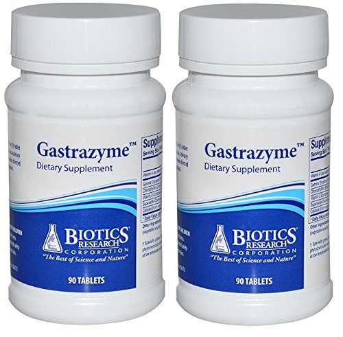 Biotics Research Gastrazyme -- 90 Tablets (180)